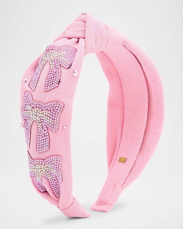 Girl's Crystal Bow Headband